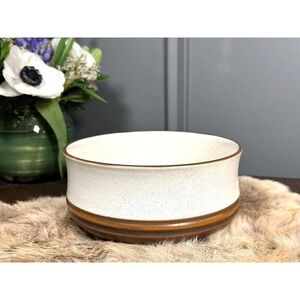 Denby Langley Potters Wheel Rust‎ Red 1970s 7" vegetable bowl speckled Stoneware